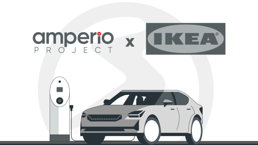 charging stations project IKEA with Amperio Team