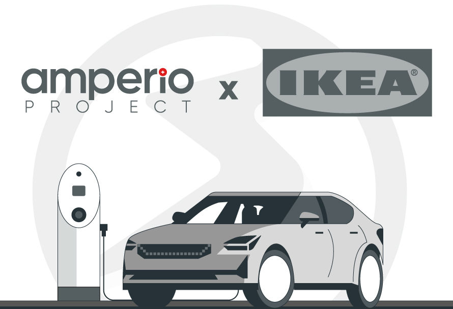charging stations project IKEA with Amperio Team